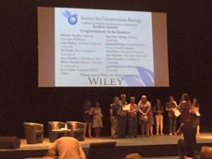 Student Award Finalists at the 27th ICCB.