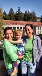 From left to right: Dr. Maya Hayden, her daughter Fiona, and Dr. Natalie van Doorn