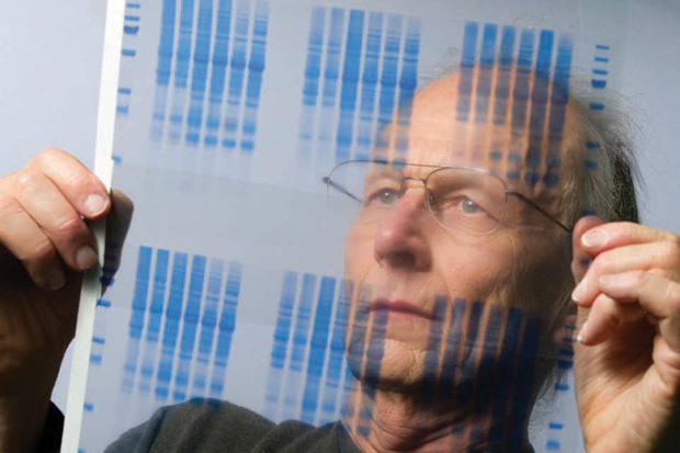 Buchanan in his lab in 2011. PHOTO: Jim Block