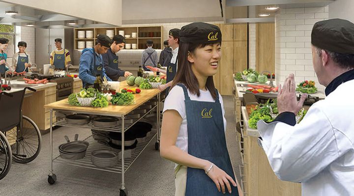 What Cal's teaching kitchen could possibly look like