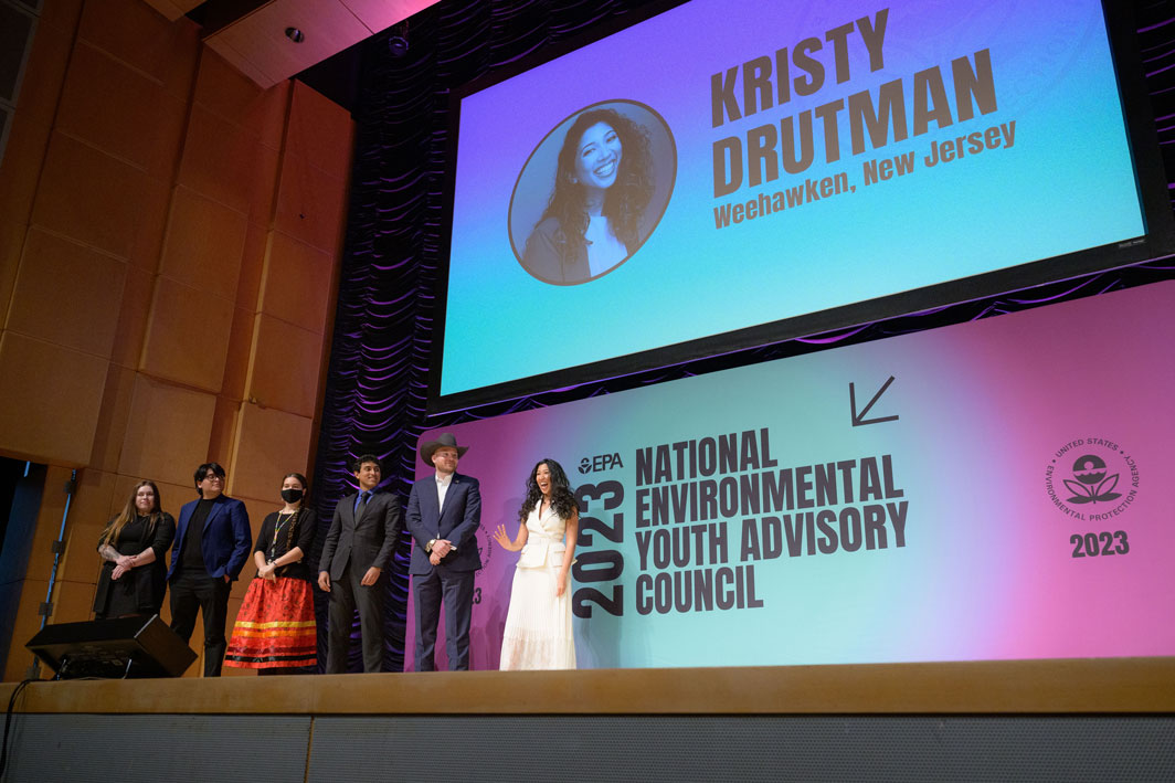 Kristy Drutman when appointed to the EPA Youth Advisory Council 