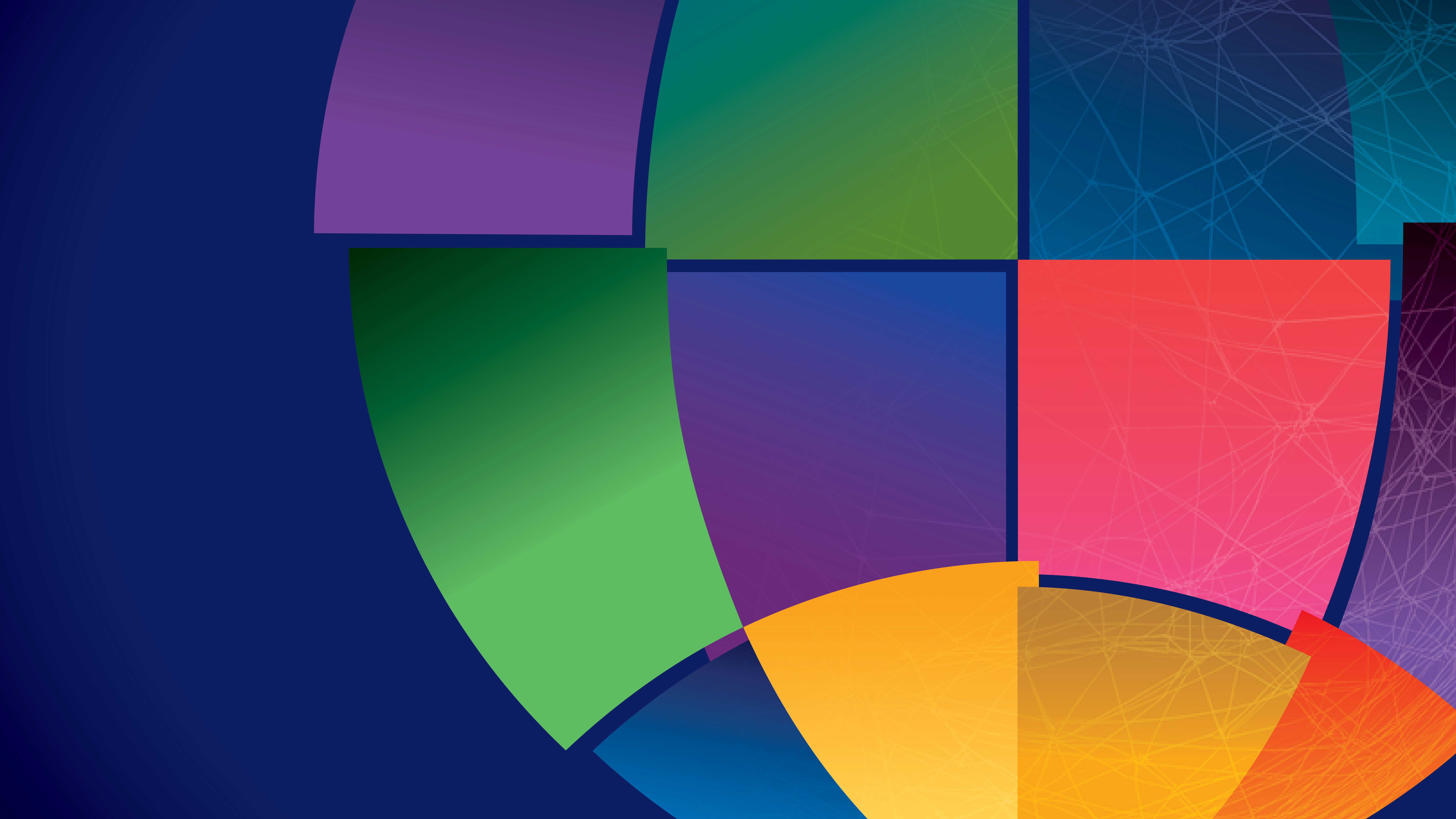A colorful, abstract image of a globe