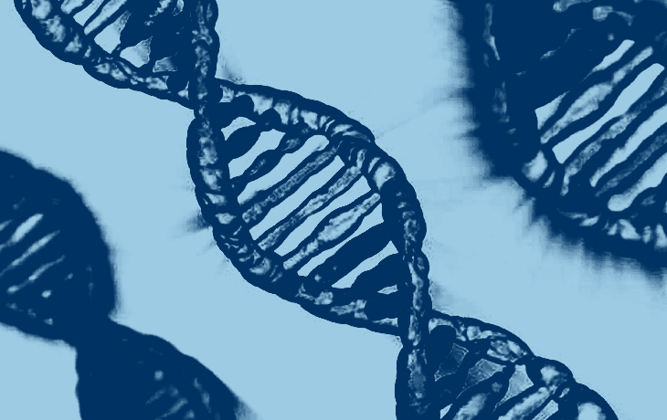 Illustration of a DNA strand