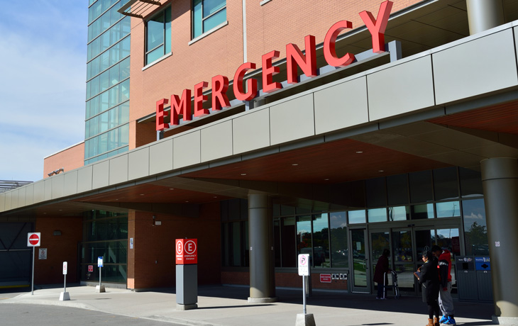 Image of Emergency Sign outside of ER