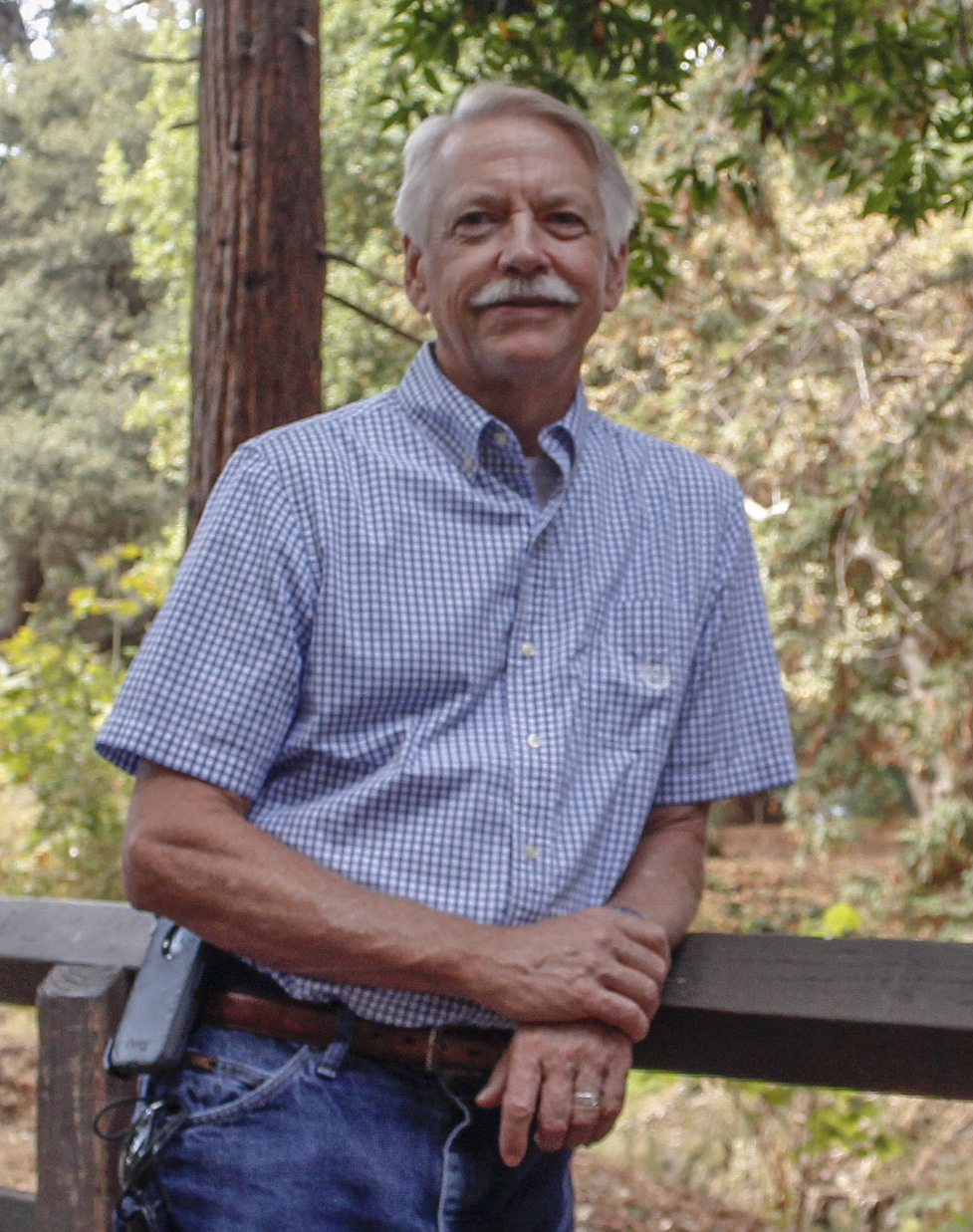 Jon Jarvis in a redwood grove on the UC Berkeley campus