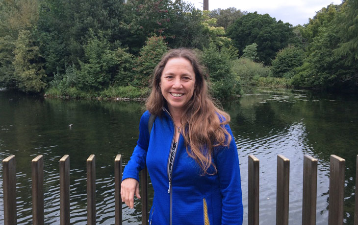 Image of Margaret Torn with river in backdrop