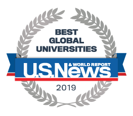 Best Global Universities badge. 