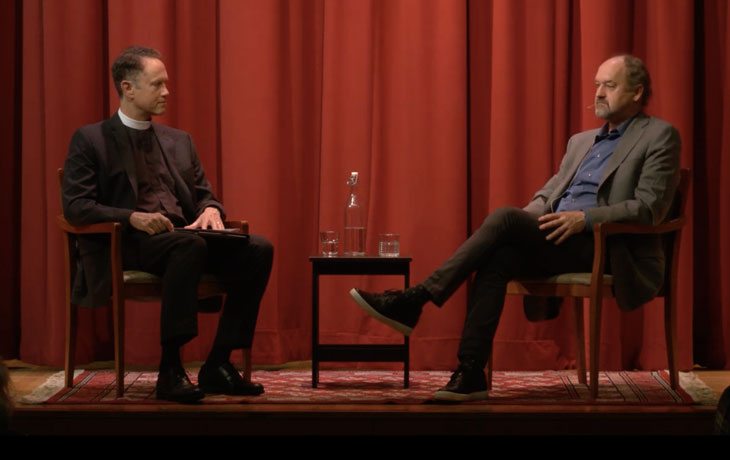 Dean David Ackerly in conversation with  the Very Rev. Dr. Malcolm Clemens Young