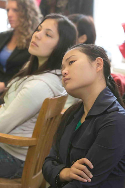 Students in a class in the Department of Environmental Science, Policy and Management. Students in a class in the Department of Environmental Science, Policy and Management.