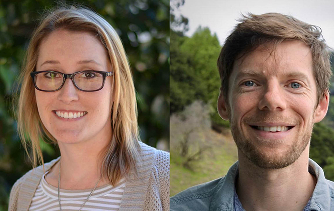 Portrait of Laura Lammers and Trevor Keenan