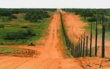 Fence in Australia.
