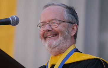 Norman Myers at an award ceremony