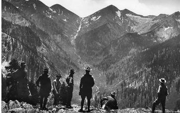 The Mather Mountain Party in 1915