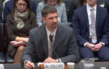Brandon Collins testifying before two House subcommittees