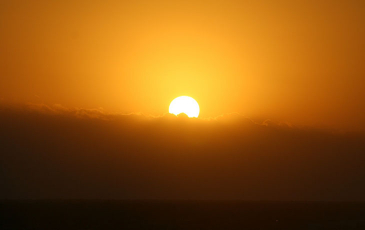 Photo of a sunset. 