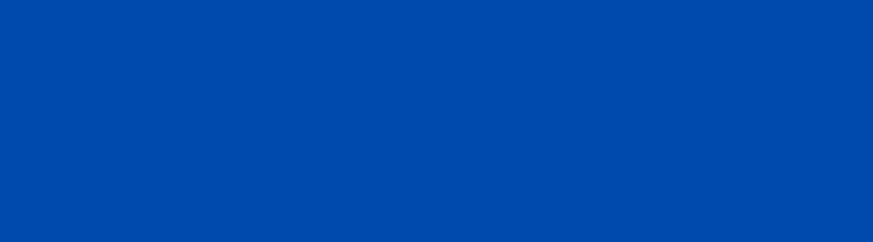 A blue bar of color