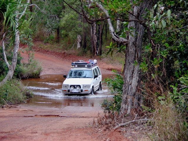 First ford, Battle Camp Road