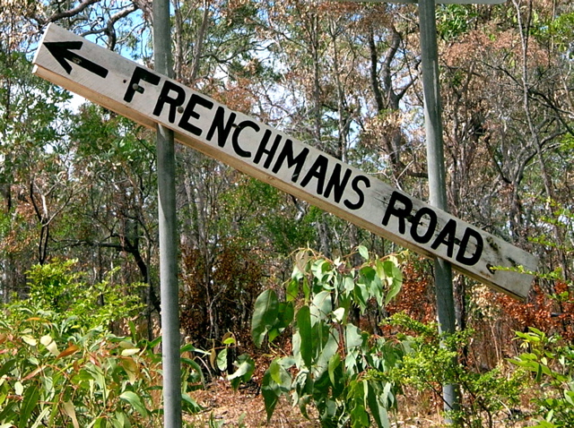 Fateful turnoff to Frenchmans Track