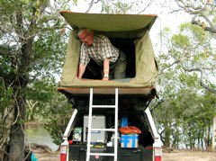 Rig the fly over the rear opening.