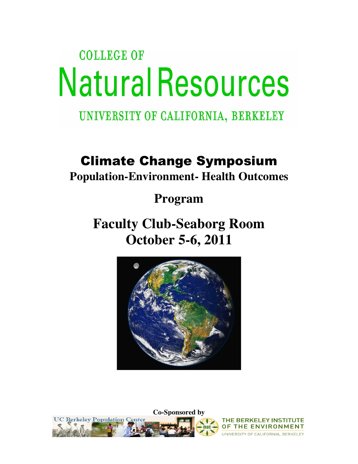 CNR Climate Change Symposium